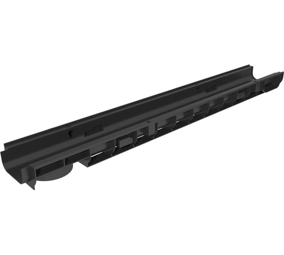 Пластиковый лоток Gidrolica dn100 h60 мм с нержавеющей решеткой класс a15 805503