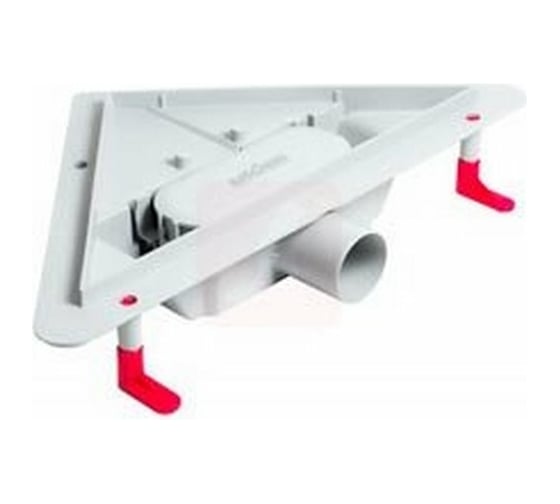 Угловой трап для душа с решеткой Miano MEDIUM матовый, D50 MS-DM