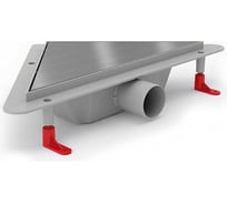 Угловой трап для душа с решеткой Miano KLASSIK матовый, D50 MS-KM