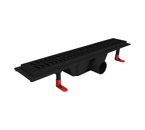 Душевой лоток 500мм Miano HARMONY BLACK EDITION, D50 MS-50HB