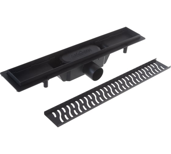 Душевой лоток 500мм Miano HARMONY BLACK EDITION, D50 MS-50HB