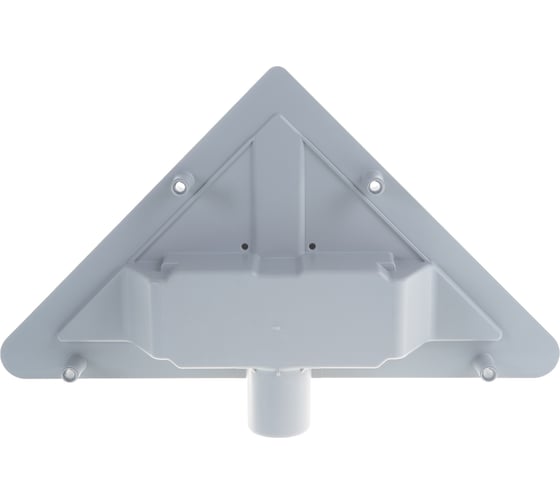 Угловой трап для душа с решеткой Miano MEDIUM глянец, D50 MS-DF
