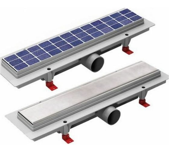 Душевой лоток 800мм Miano KLASSIK/FLOOR глянец, боковой слив D50 MS-80K 1