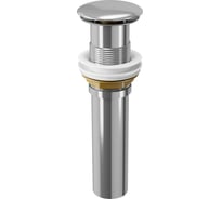 Выпуск для раковины Bauedge BAU слив click-clack, донный клапан, автоматический выпуск для мойки в ванную, хром BX0001