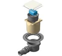 Душевой трап Pestan Confluo Standard Dry 1 White Glass 13000104