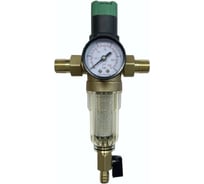 Промывной фильтр с редуктором давления и манометром для горячей воды Victoria 1"(тонкая очистка) 27-715
