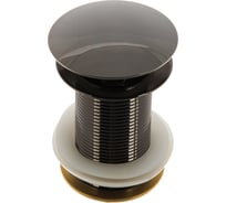 Донный клапан Terma CLICK-CLACK c большой кнопкой, black pearl 32376