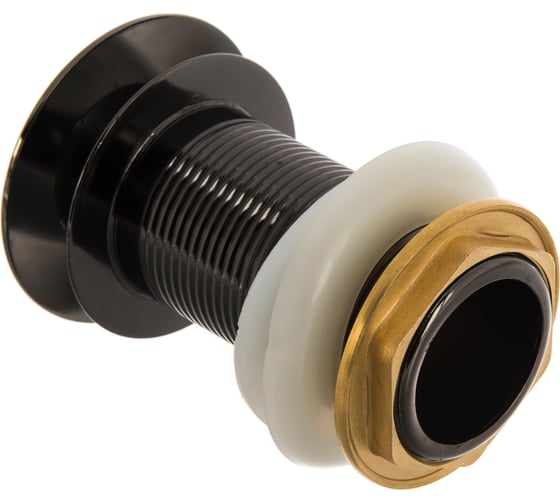 Донный клапан Terma CLICK-CLACK c большой кнопкой, black pearl 32376