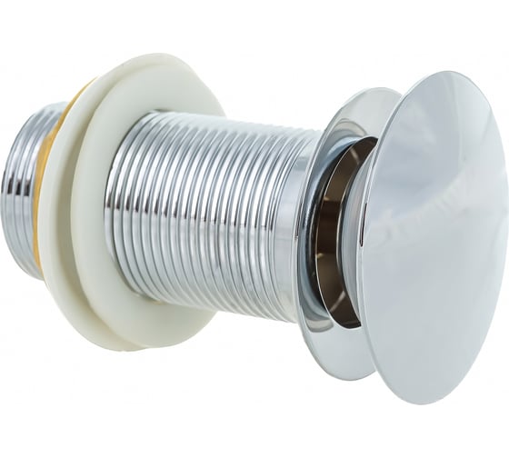 Донный клапан Terma CLICK-CLACK c большой кнопкой, chrome 32373