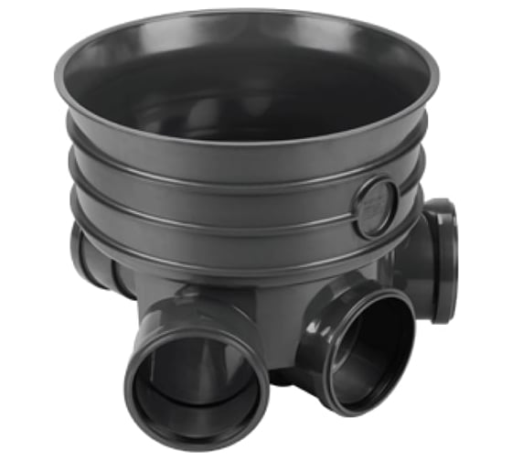 Днище колодца Ostendorf тип 425 три входа - один выход 160 мм 635115 1