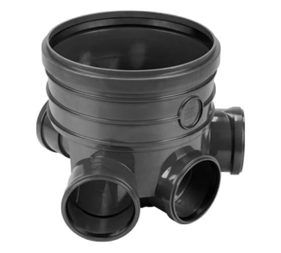 Днище колодца Ostendorf тип 400 три входа - один выход 315 мм 634310 1