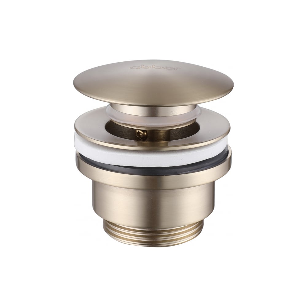 Донный клапан ABBER без перелива, клик-клак, золото матовое AF0011G ...