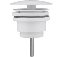 Донный клапан ABBER без перелива, фиксированный, белый AF0012W