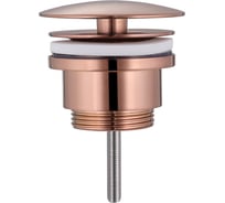 Донный клапан ABBER без перелива, фиксированный, розовое золото AF0012RG