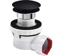 Сифон для раковины Wirquin Nano 6.7 с возможностью прочистки сверху, сухой затвор, выход 32 мм, цвет черный 30723978