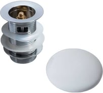 Донный клапан ALLEN BRAU FANTASY с переливом, керамика, белый 4.11031.20 (312082) 00312082