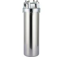 Магистральный фильтр для горячей воды USTM WF-HOT-SS-10 steel cover нержавеющий вход 1/2" с ключом и кронштейном 33387