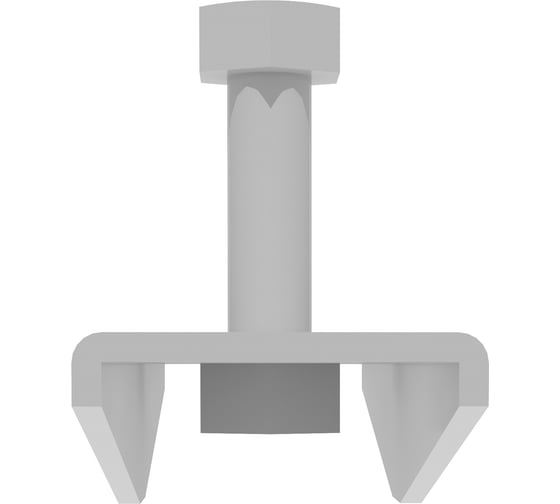 Стальной крепеж для лотка Gidrolica Standart dn100 планка+болт 8x35 108ст