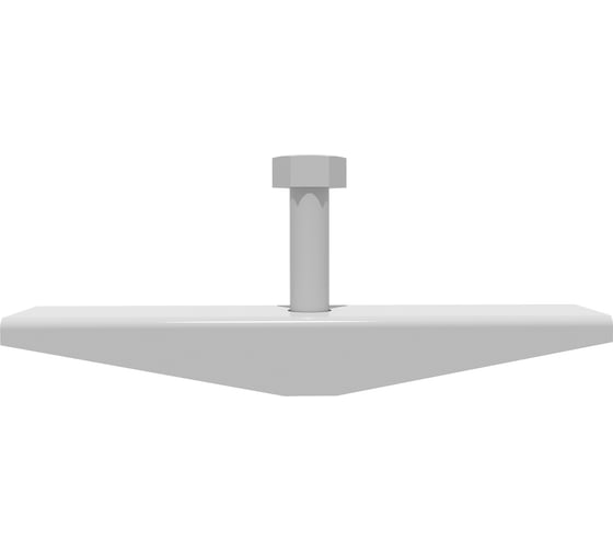 Стальной крепеж для лотка Gidrolica Standart dn100 планка+болт 8x35 108ст