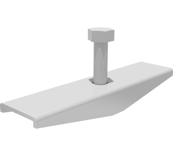 Стальной крепеж для лотка Gidrolica Standart dn100 планка+болт 8x35 108ст 1
