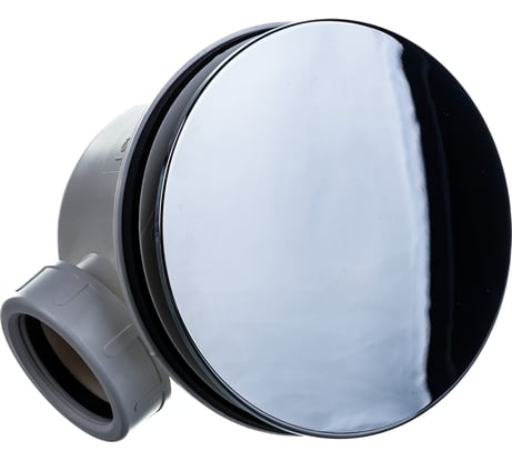 Сифон для поддона Alcadrain A49CR h-84 мм, слив крышка D-115 мм 00023231