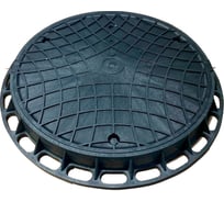 Пластиковый люк Gidrolica Garden черный 218/ч