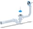 Сифон для ванны АНИ Пласт 1 1/2 дюйма с переливом и гибкой трубой 40х50 мм E155 1