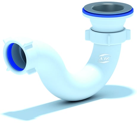 Сифон для поддона АНИ Пласт трубный, 1 1/2 дюйма x 40 мм, нержавеющая сетка E110 025-0103