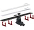 Душевой лоток Pestan Confluo Frameless Line 850 White Glass 13701215 10