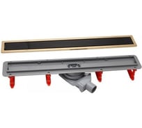 Душевой лоток Pestan Confluo Premium Black Glass Line 850 Gold 13100099