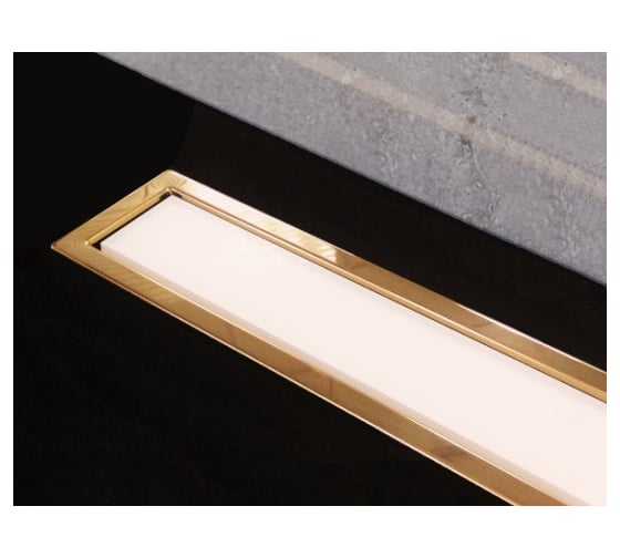 Душевой лоток Pestan Confluo Premium White Glass Line 850 Gold 13100093 1