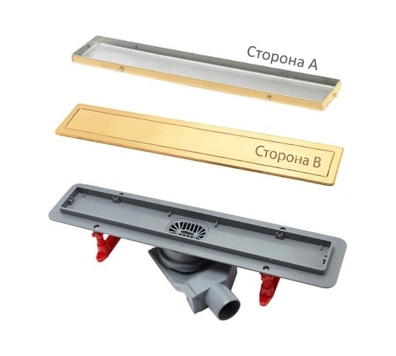 Душевой лоток Pestan Confluo Premium Line 650 Gold 13100053