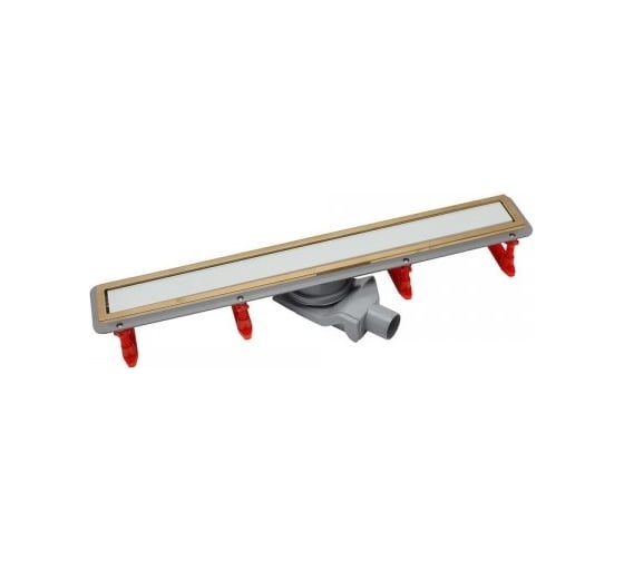Душевой лоток Pestan  Confluo Premium White Glass Line 650 Gold 13100091