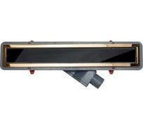 Душевой лоток Pestan Confluo Premium Black Glass Line 300 Gold 13100094