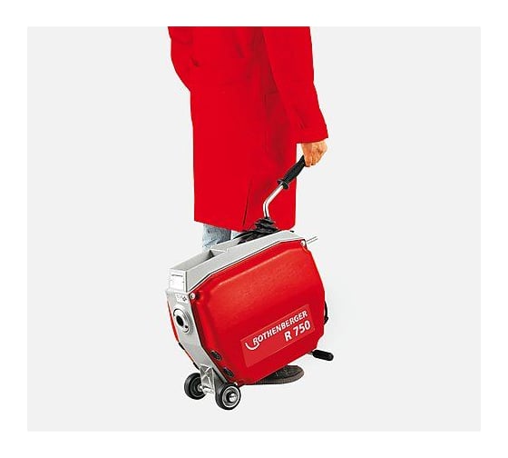 Машина для прочистки труб ROTHENBERGER R750 в комплекте со шлангом 72689
