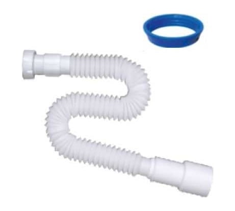 Гибкая труба с гайкой AV Engineering 1 1/2"x40/50, с конусной прокладкой, 1470 мм AVE129791