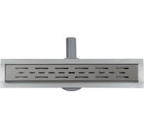 Водоотводящий желоб из нержавеющей стали Terma Лайн Flow-L 70 на 900 мм, комбинированный гидрозатвор, сифон на 360 34104 31616