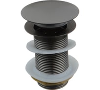 Донный клапан Terma click/clack c большой кнопкой, armory steel 10099 18837