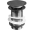 Донный клапан Terma click/clack c большой кнопкой, armory steel 10099 18837 10