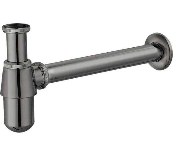 Сифон для раковины Terma без выпуска, бутылочный, латунный, armory steel Classica, 1 1/4" 10086 18838
