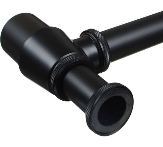Сифон для раковины Terma без выпуска, бутылочный, латунный, black pearl Classica, 1 1/4" 10087 18839