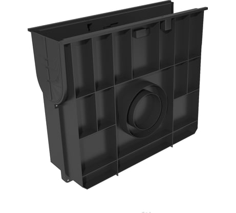 Пескоуловитель Gidrolica Standart к лоткам водоотводным DN100 - пластиковый 808