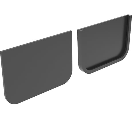 Торцевая заглушка для лотка водоотводного Gidrolica 100х11.6х95 см, пластиковая 18061