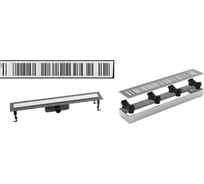 Комплект душевого трапа с решеткой под плитку Valsir KIT BARCODE 700