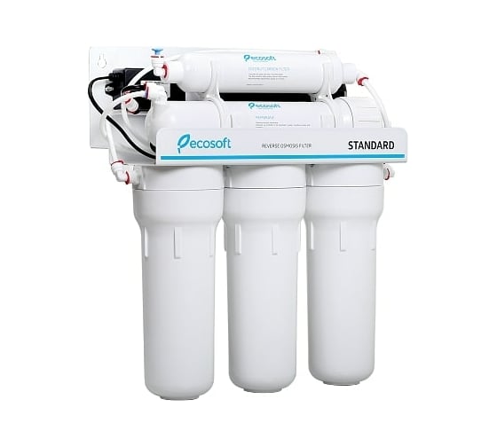 Фильтр обратного осмоса Ecosoft Standard 5-50P с помпой, MO550PECOST