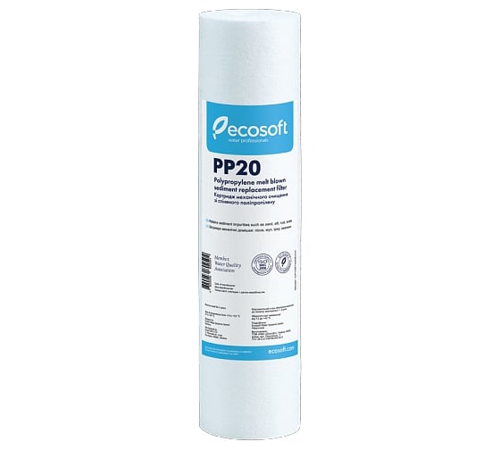 Картридж Ecosoft из вспененного полипропилена 2,5"х10" CPV251020ECOEXP