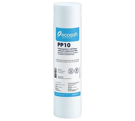 Картридж Ecosoft из вспененного полипропилена 2,5"х10" 10 мкм CPV251010ECOEXP 1