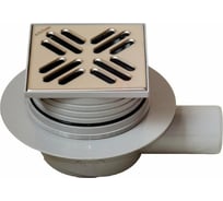 Сливной трап Miano DN40 100х100, угловой, решетка из нержавеющей стали MPVB-04002