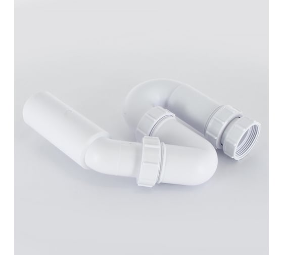 Трубный сифон McAlpine 1 1/2"х40 мм, без выпуска с отводной трубой, D40/50 мм MRSK12-50