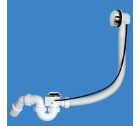 Слив-перелив McAlpine с автопереливом, L575 х 34 мм, 70 мм сливной пробкой, MRB2CB-PB